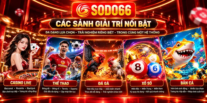 Các phòng giải trí nổi bật trên SODO66